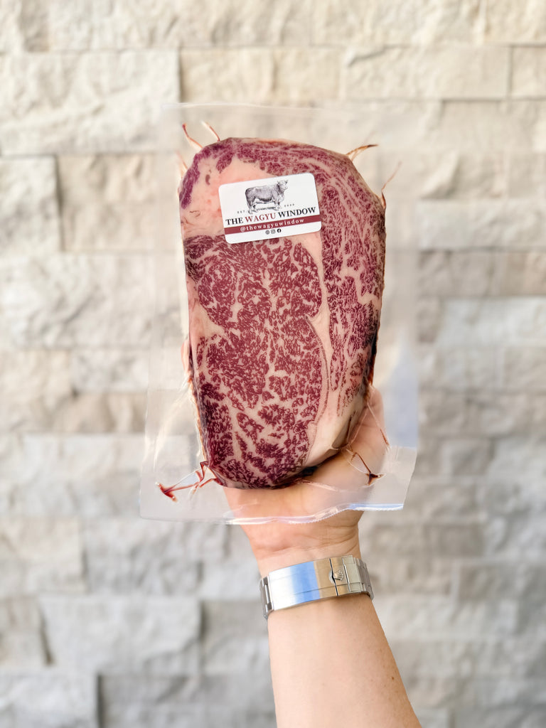 Australian Ribeye “DRY AGED” Crossbred BMS 9+ Sir Harry (Orange Fed)